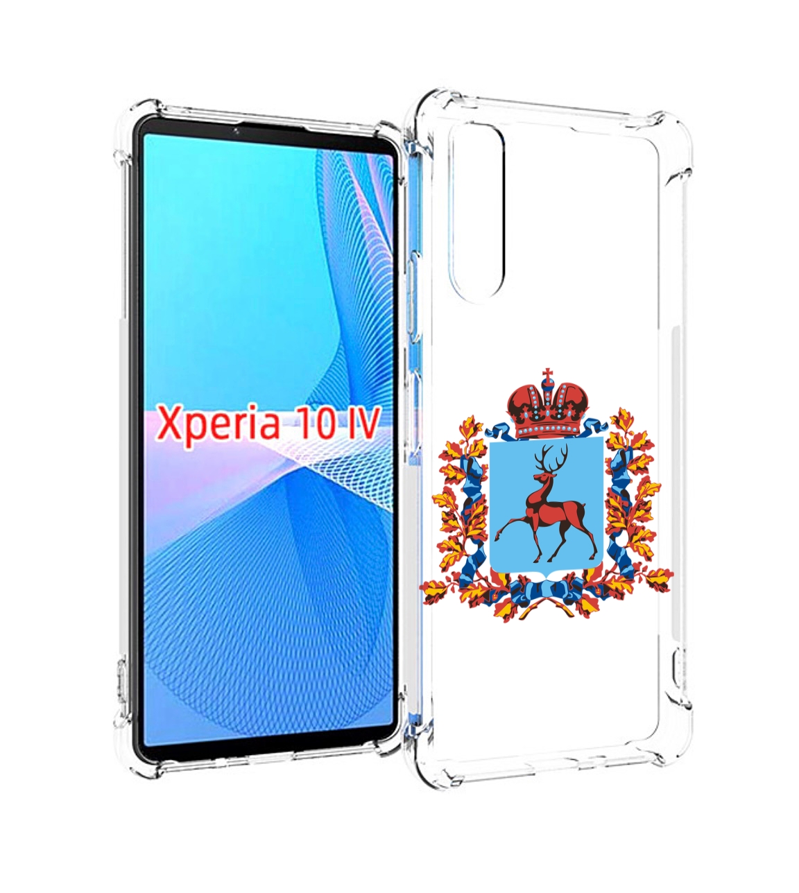 

Чехол MyPads герб-нижегородская-область для Sony Xperia 10 IV (10-4), Прозрачный, Tocco