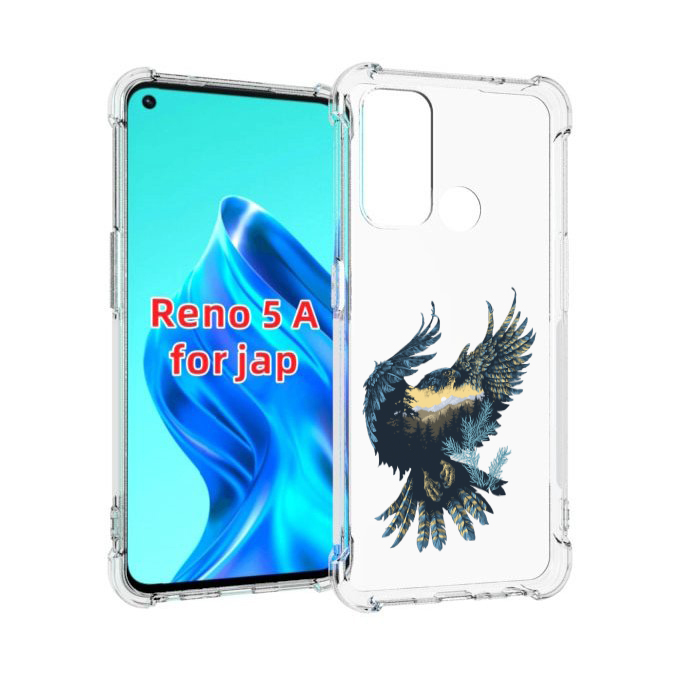 

Чехол MyPads мирок в соколе для Oppo Reno 5A, Прозрачный, Tocco