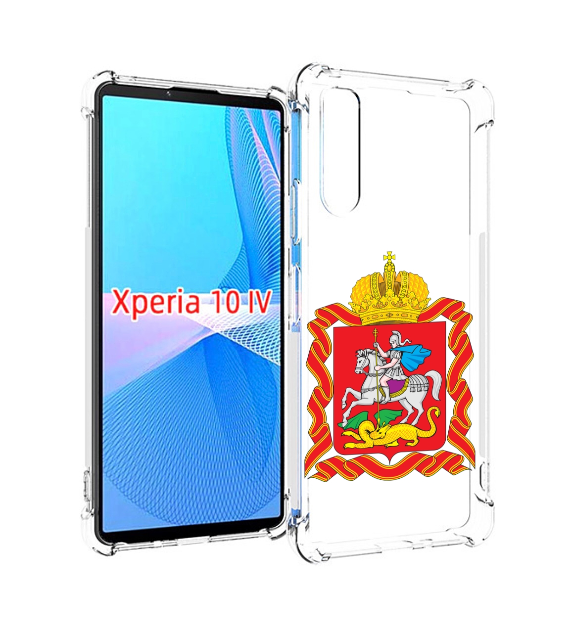 

Чехол MyPads герб-московская-область для Sony Xperia 10 IV (10-4), Прозрачный, Tocco