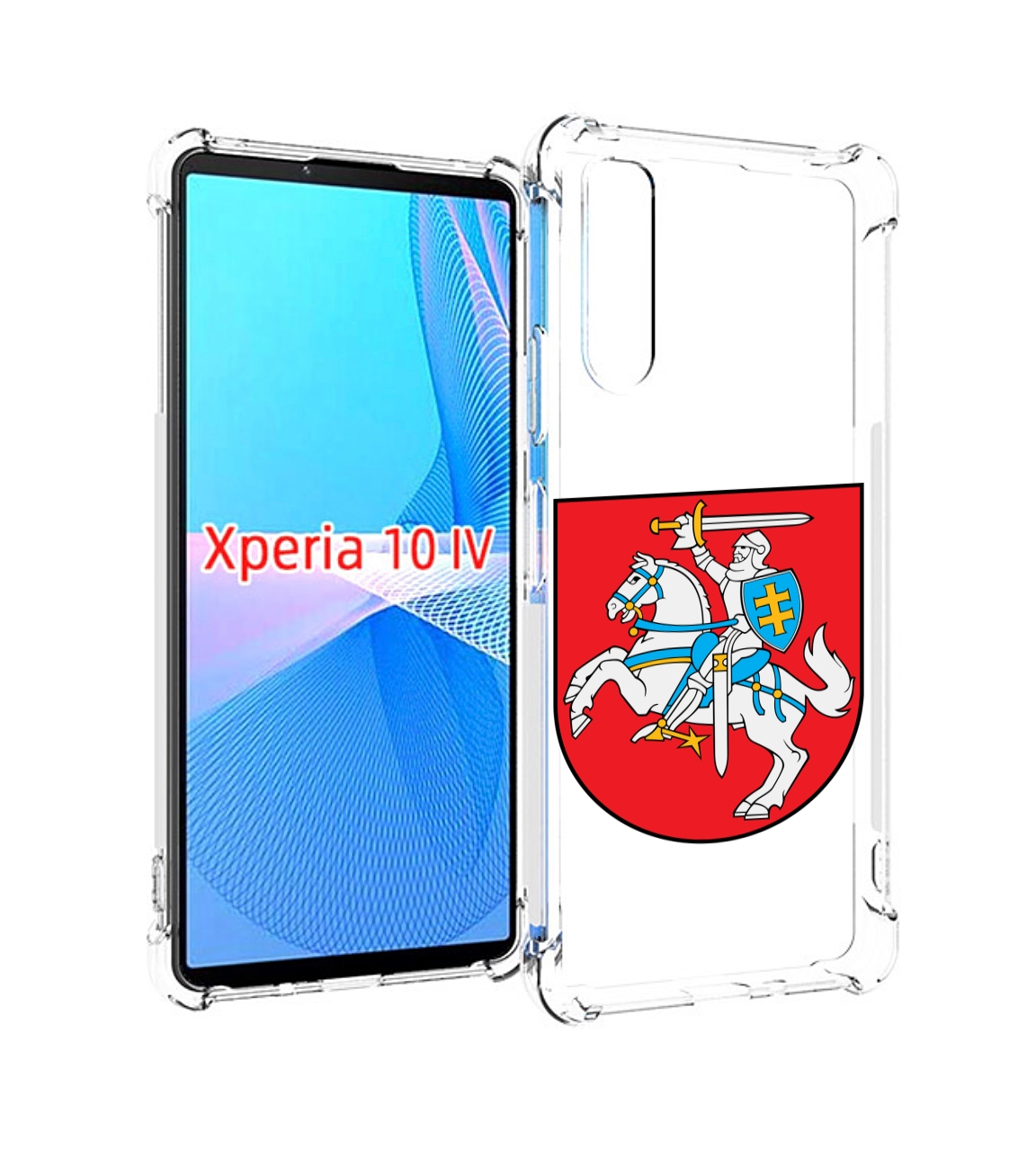 Чехол MyPads герб-литва для Sony Xperia 10 IV (10-4) Tocco