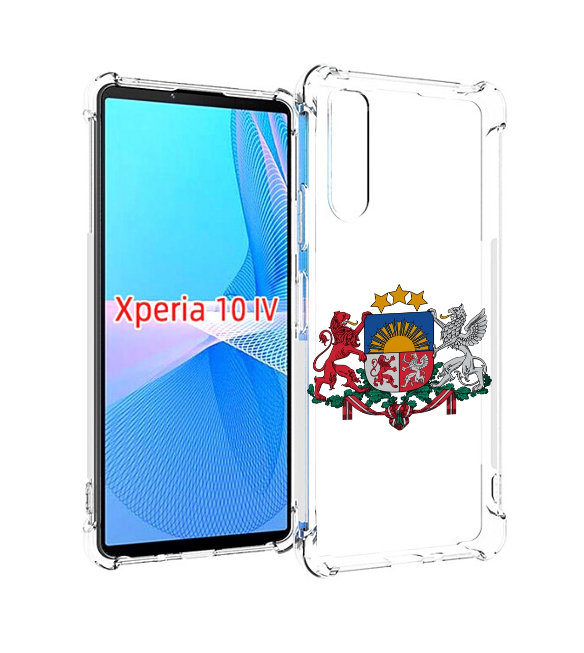

Чехол MyPads герб-латвии для Sony Xperia 10 IV (10-4), Прозрачный, Tocco