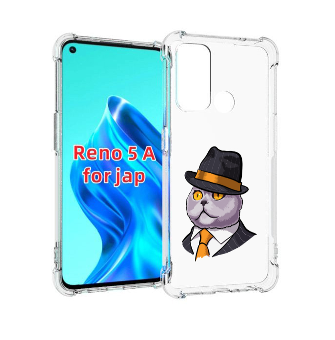 

Чехол MyPads британец для Oppo Reno 5A, Прозрачный, Tocco