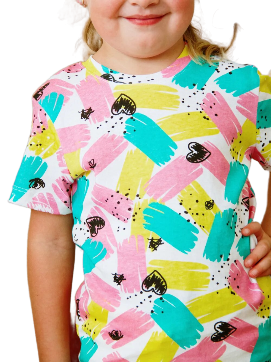 

Футболка детская Ohana market Heart, белый, 116, Heart