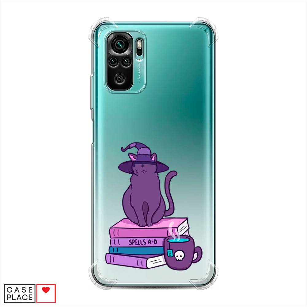 фото Противоударный силиконовый чехол "magic cat" на xiaomi redmi note 10s awog