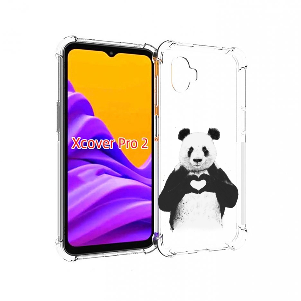 

Чехол MyPads Влюбленная панда для Samsung Galaxy Xcover Pro 2, Прозрачный, Tocco
