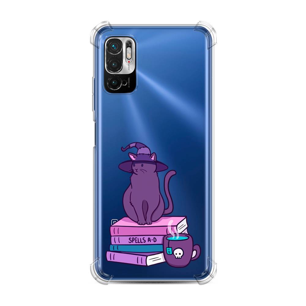 фото Противоударный силиконовый чехол "magic cat" на xiaomi redmi note 10 5g awog