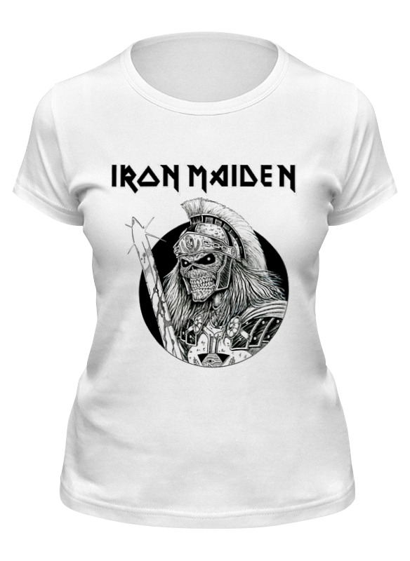 

Футболка женская Printio Iron maiden band белая S, Белый, Iron maiden band