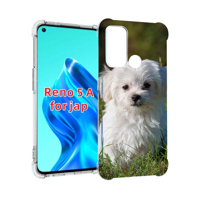 

Чехол MyPads мальтииская-болонка для Oppo Reno 5A, Прозрачный, Tocco