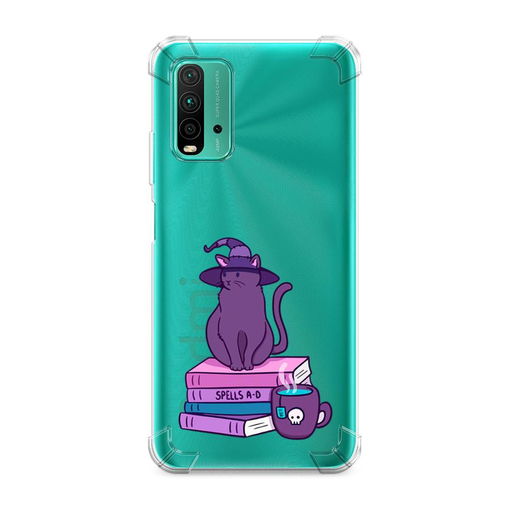 фото Противоударный силиконовый чехол "magic cat" на xiaomi redmi 9t awog