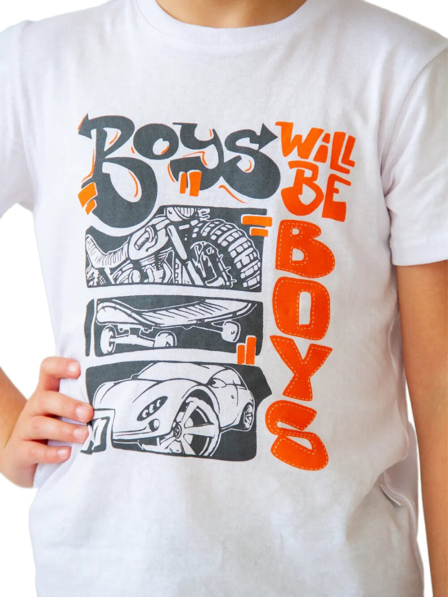 

Футболка детская Ohana market Boys, белый, 110, Boys