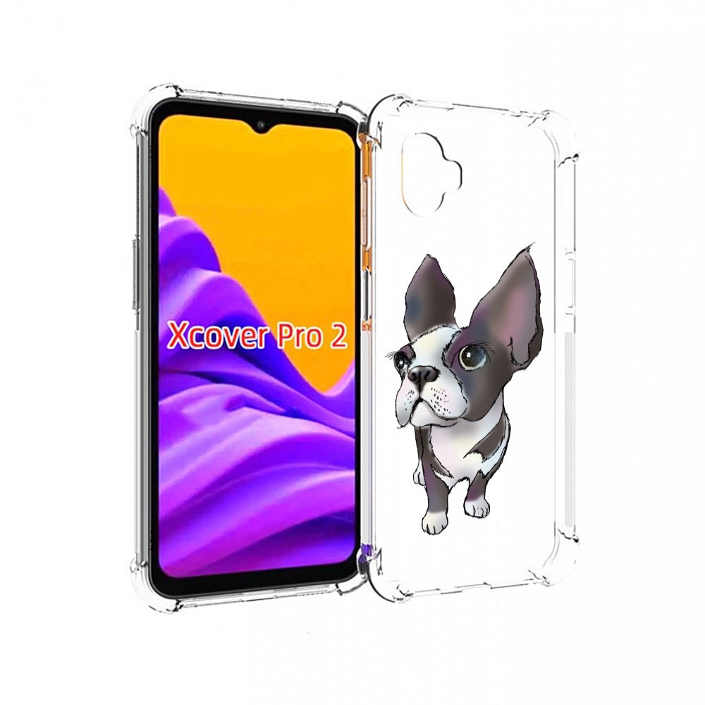 

Чехол MyPads Бульдожка для Samsung Galaxy Xcover Pro 2, Прозрачный, Tocco