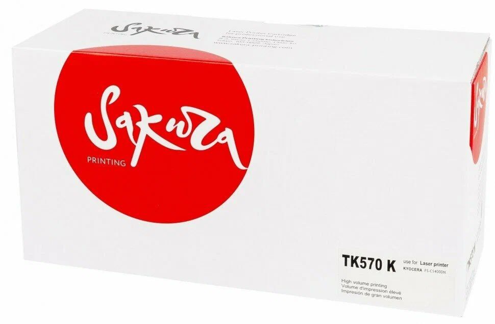 

Тонер-картридж для лазерного принтера SAKURA (SATK570K) черный, совместимый