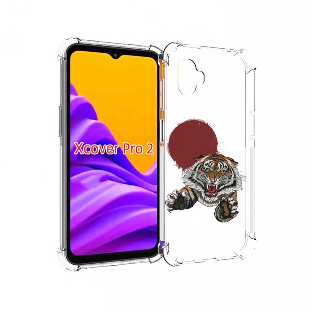 

Чехол MyPads Бросок тигра для Samsung Galaxy Xcover Pro 2, Прозрачный, Tocco