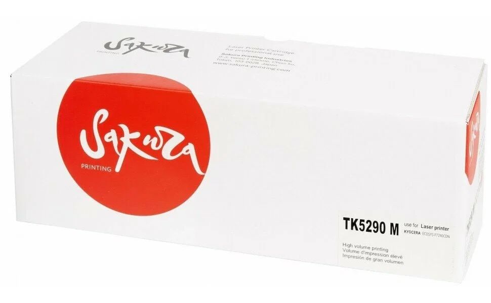 

Тонер-картридж для лазерного принтера SAKURA (SATK5290M) пурпурный, совместимый
