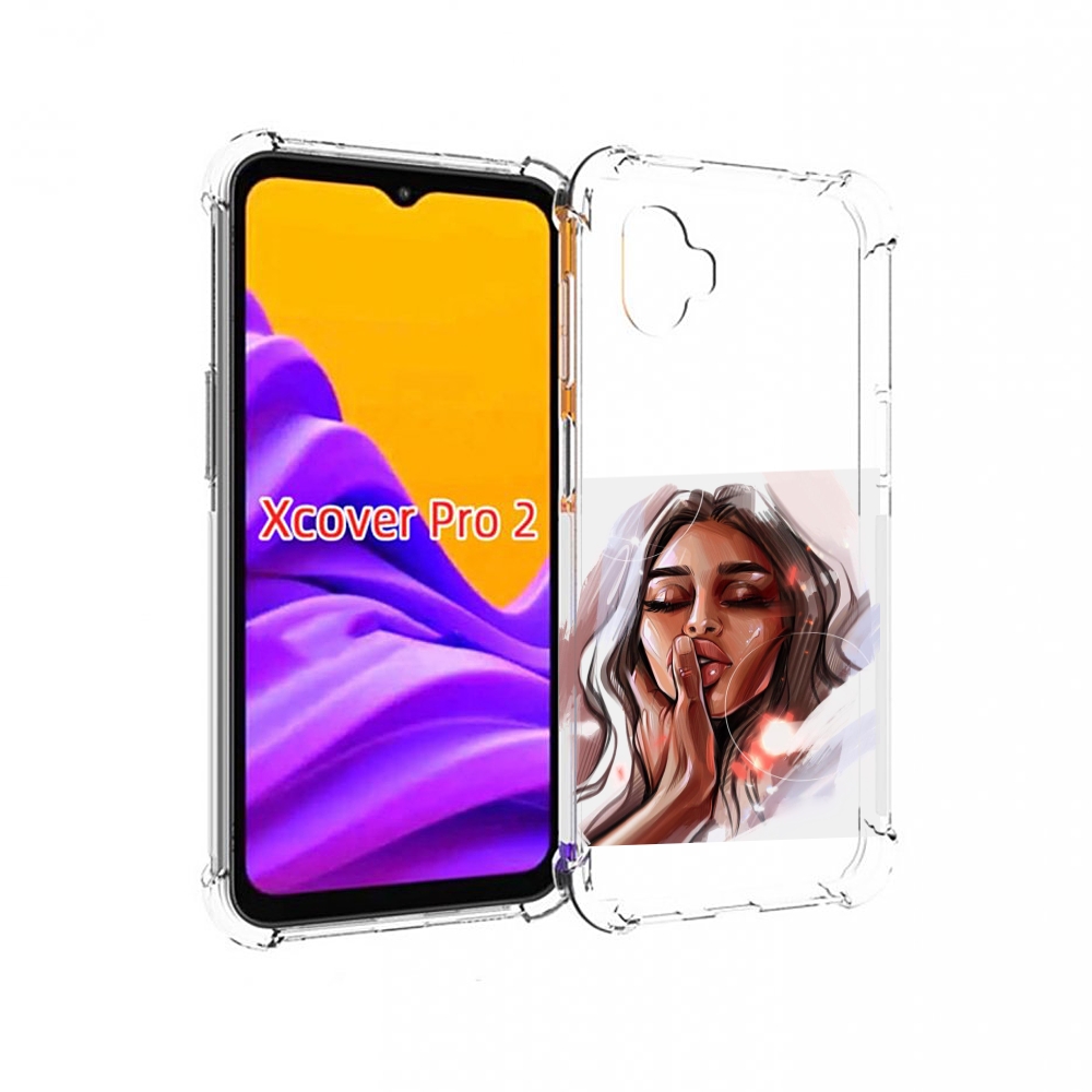 

Чехол MyPads Большие-губы женский для Samsung Galaxy Xcover Pro 2, Прозрачный, Tocco