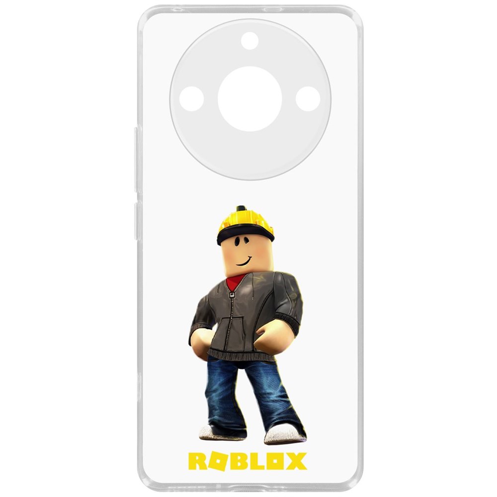Чехол-накладка Krutoff Clear Case Roblox-Строитель для Realme 11 Pro