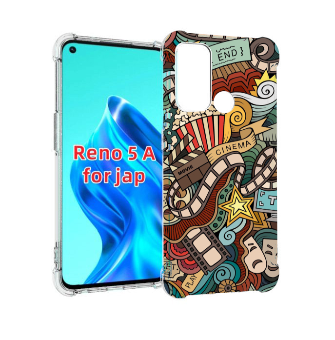 

Чехол MyPads любимое кино для Oppo Reno 5A, Прозрачный, Tocco