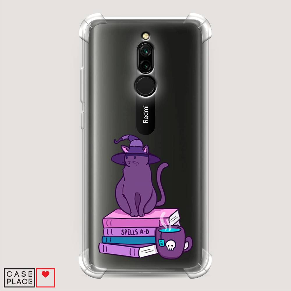 фото Противоударный силиконовый чехол "magic cat" на xiaomi redmi 8 awog