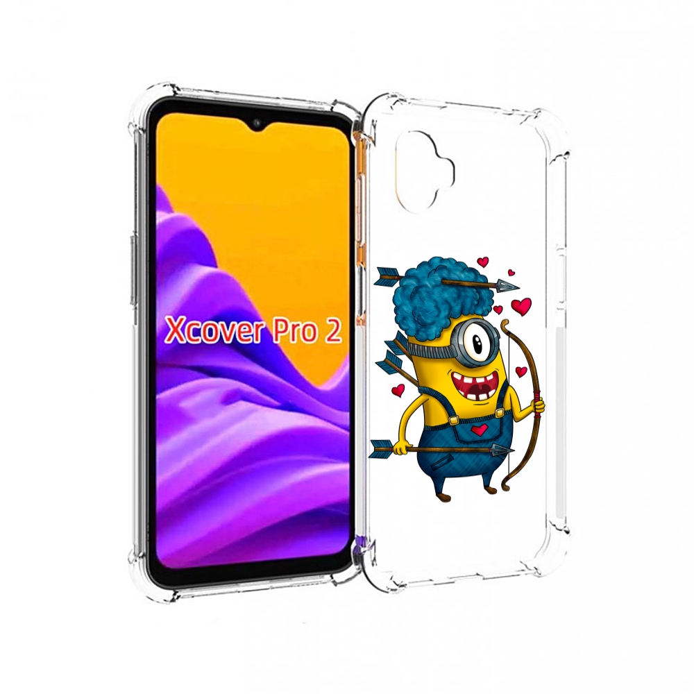

Чехол MyPads Миньон купидон для Samsung Galaxy Xcover Pro 2, Прозрачный, Tocco