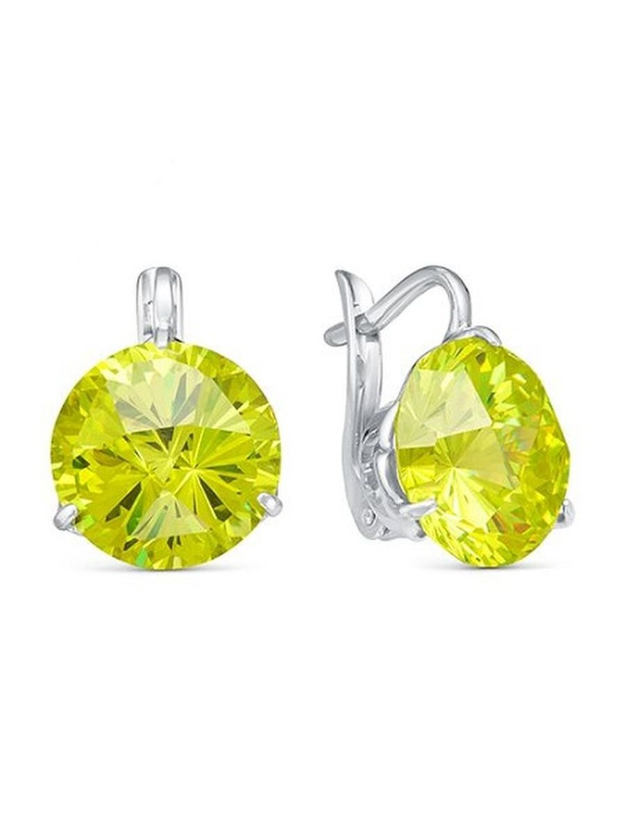 

Серьги из серебра с фианитом Красная Пресня 6207Б, 6207Б
