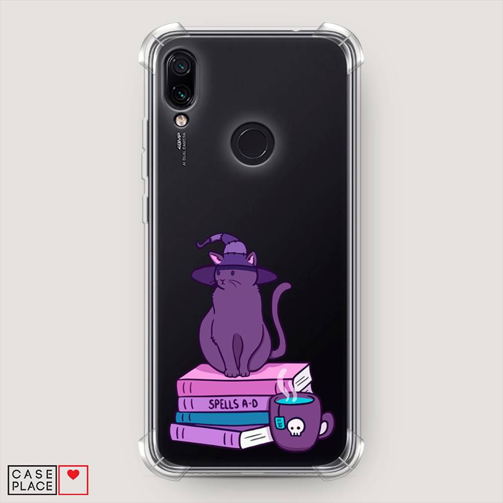 фото Противоударный силиконовый чехол "magic cat" на xiaomi redmi 7 awog