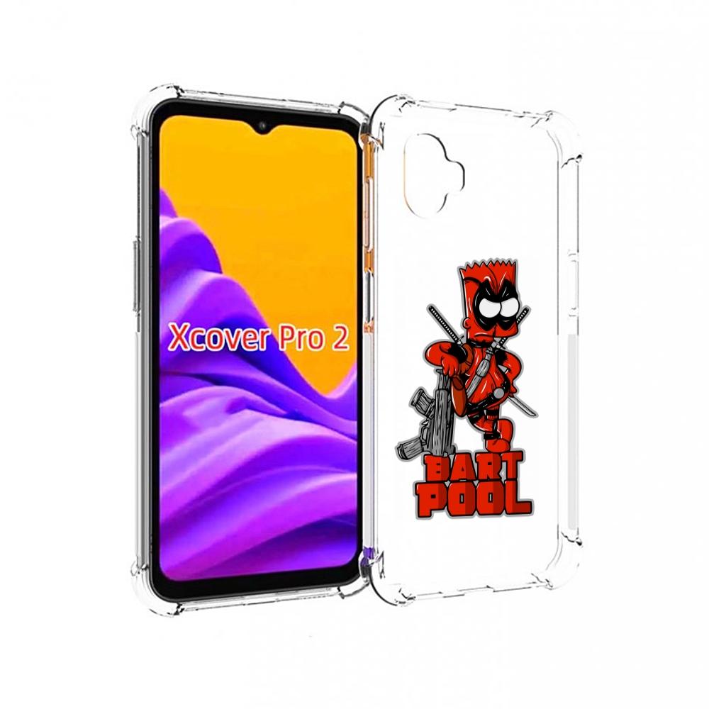 

Чехол MyPads Барт-Пул для Samsung Galaxy Xcover Pro 2, Прозрачный, Tocco