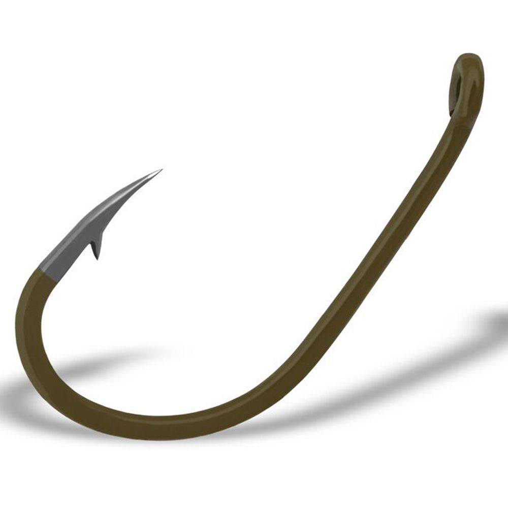 Крючки одинарные Gurza Kiji c Ring Camou, размер 08 5 шт