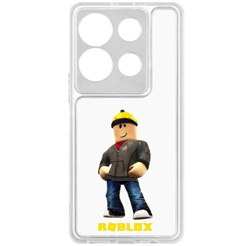 

Чехол-накладка Krutoff Clear Case Roblox-Строитель для INFINIX Note 30 VIP, Прозрачный