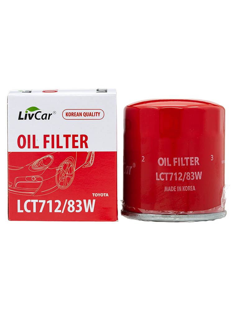 

Фильтр масляный LivCar OIL FILTER LCT712/83W / (C-111/C-114) TOYOTA