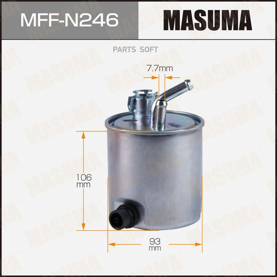 

Топливный фильтр fs0073 masuma высокого давления atlas / f24