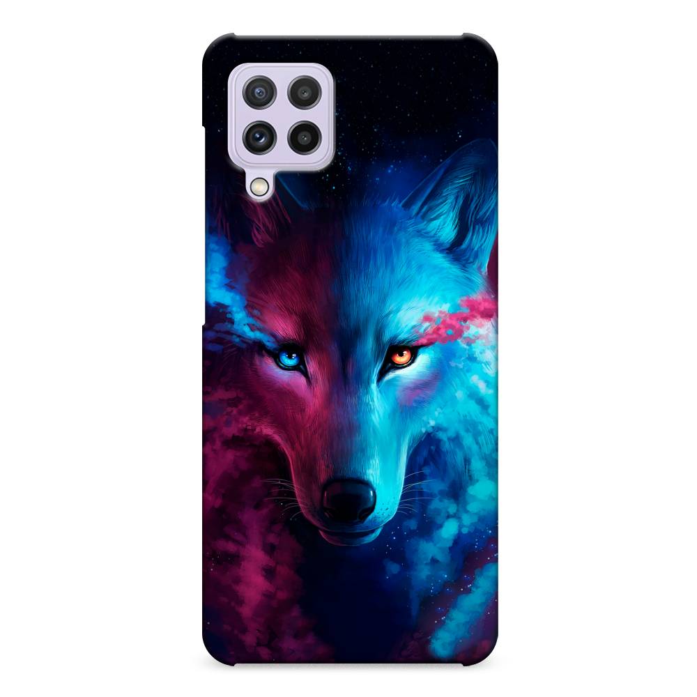 

Пластиковый чехол "Волшебный волк" на Samsung Galaxy A22