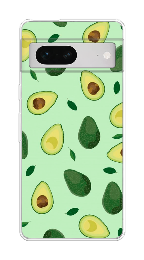 

Чехол на Google Pixel 7 "Blue avocado", Коричневый;зеленый, 271250-1