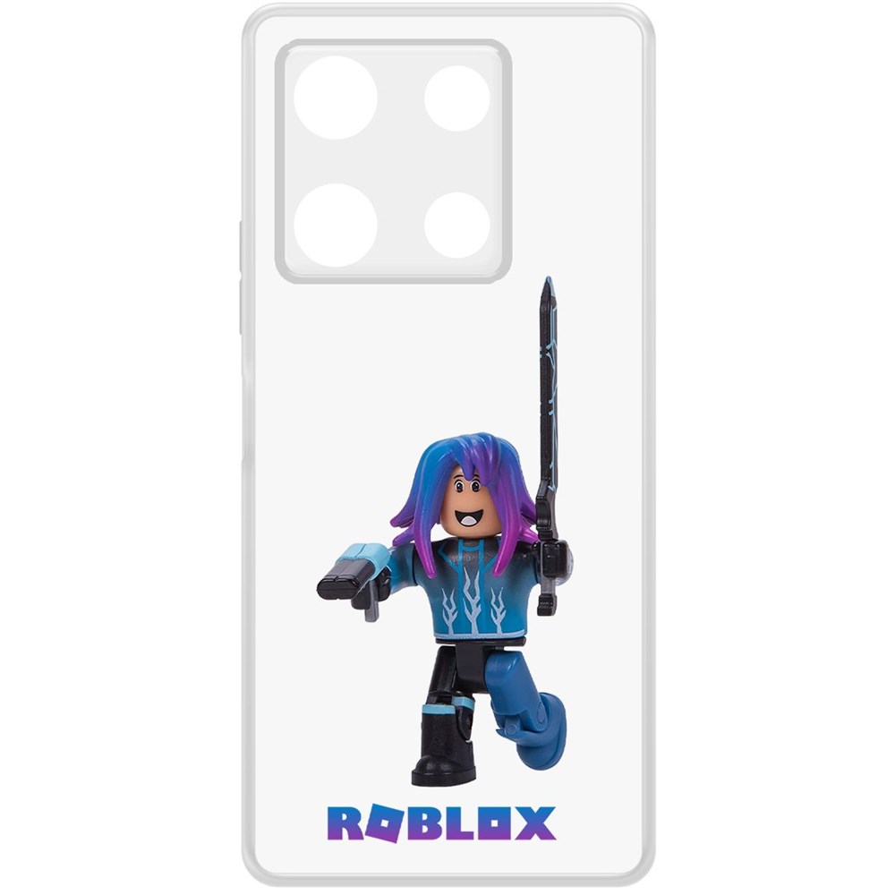 

Чехол-накладка Krutoff Clear Case Roblox-Паркурщик для Infinix Note 30 Pro, Прозрачный