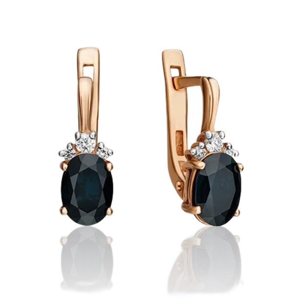 

Серьги из красного золота с бриллиантом PLATINA jewelry 02-0269-00-105-1110-30, 02-0269-00-105-1110-30