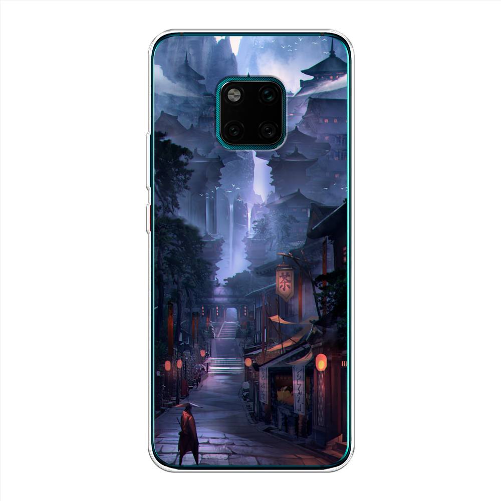 

Чехол Awog на Huawei Mate 20 Pro "Одинокий самурай", Синий;черный;коричневый, 67050-10