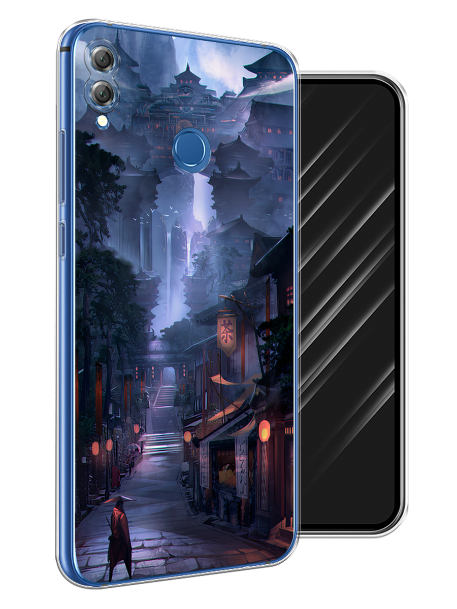 

Чехол Awog на Honor 8X "Одинокий самурай", Синий;черный;коричневый, 66750-10