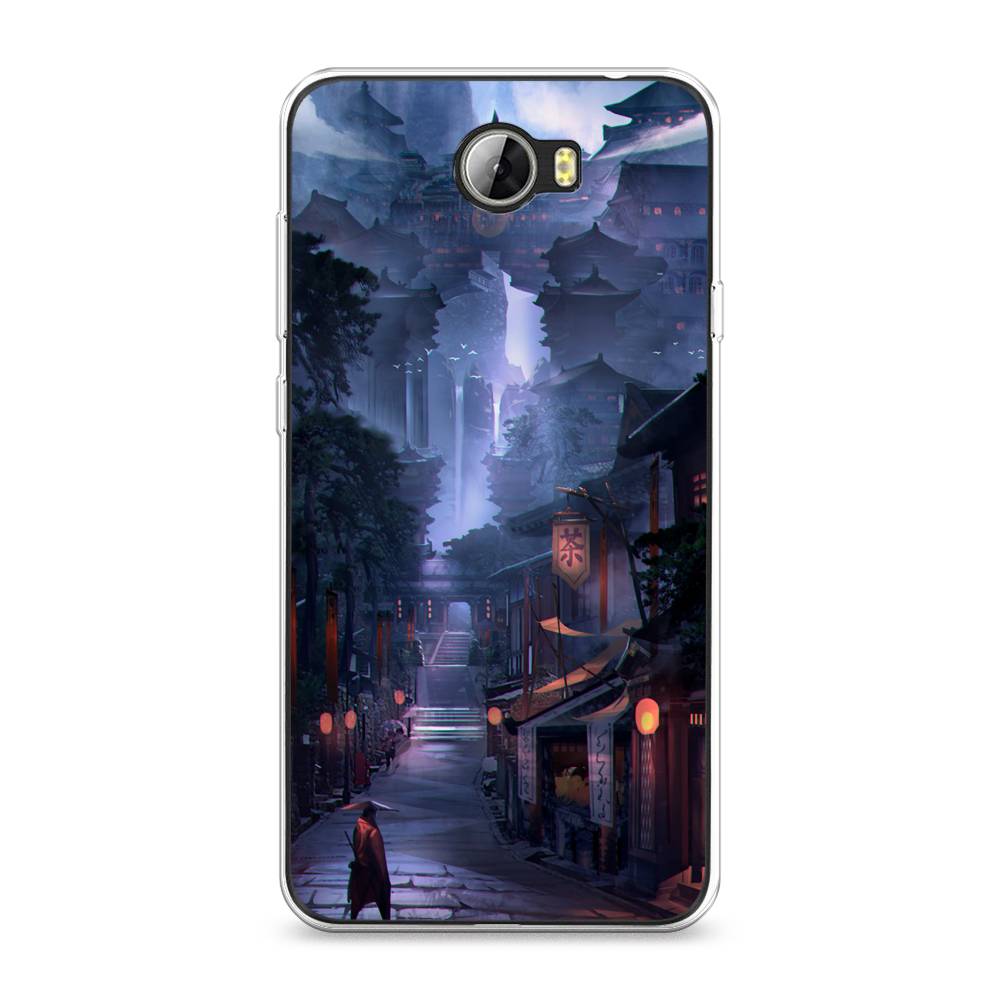 

Чехол Awog на Honor 5A "Одинокий самурай", Синий;черный;коричневый, 60350-10