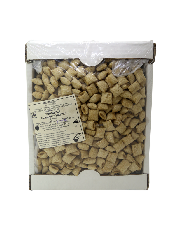 

Подушечки сухой завтрак "Четно-Зачетно", кремовая начинка вареная сгущенка, 1,2кг, Сгущенка 1,2