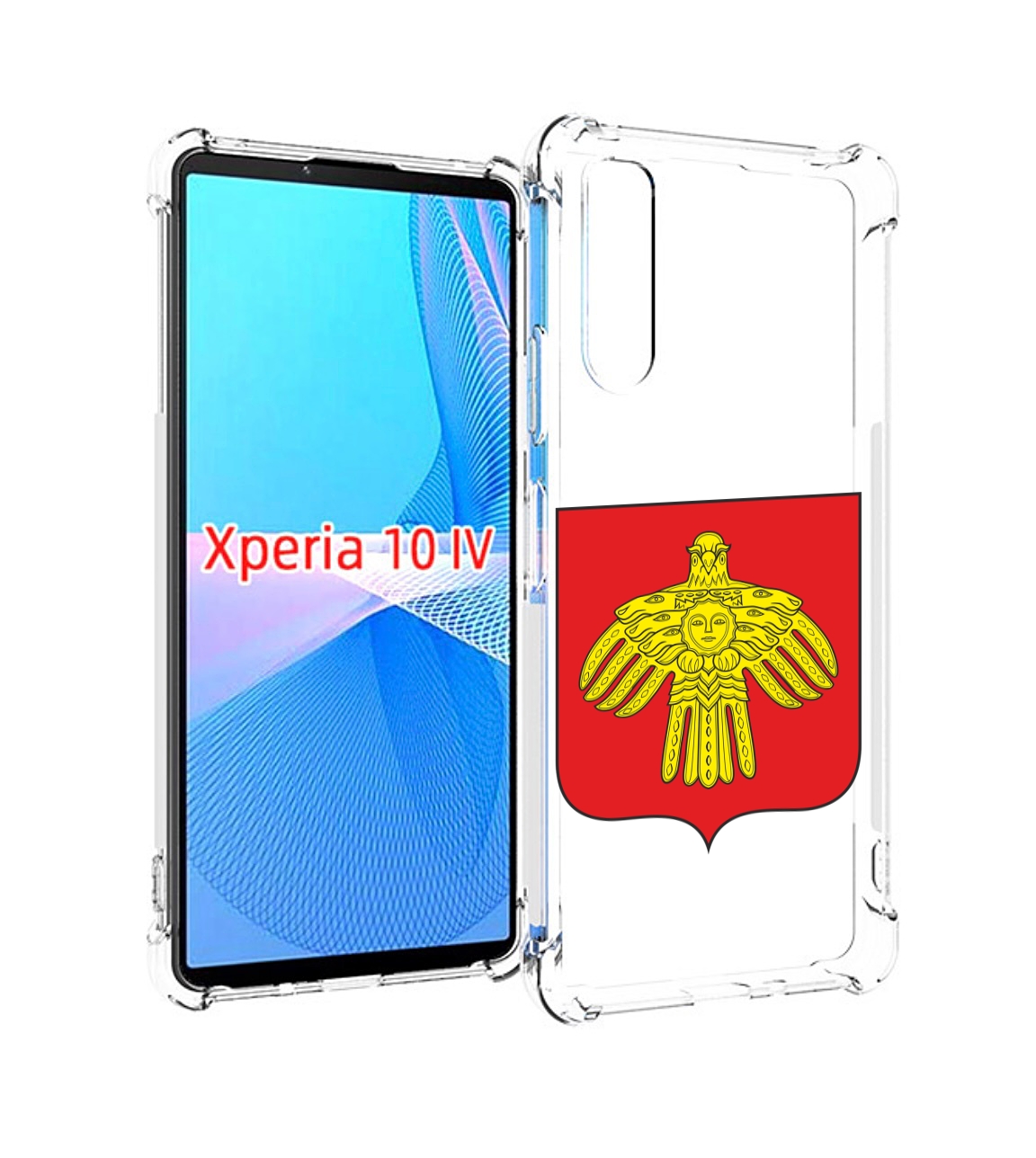 

Чехол MyPads герб-коми-сыктывкар для Sony Xperia 10 IV (10-4), Прозрачный, Tocco