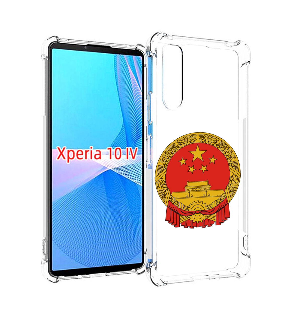 

Чехол MyPads герб-китаи для Sony Xperia 10 IV (10-4), Прозрачный, Tocco