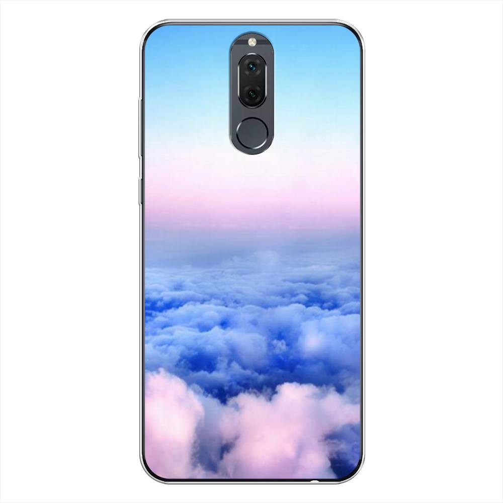 

Чехол Awog на Huawei Nova 2i "Облака", Голубой;розовый, 64150-4