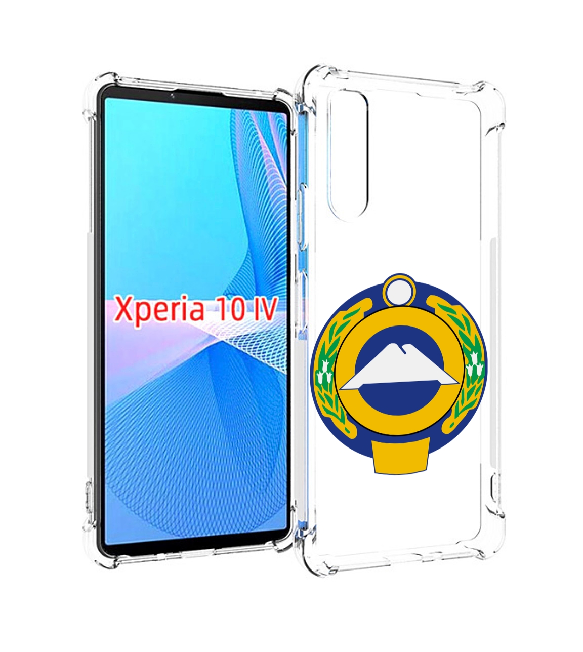 

Чехол MyPads герб-карачаево-черкессия для Sony Xperia 10 IV (10-4), Прозрачный, Tocco