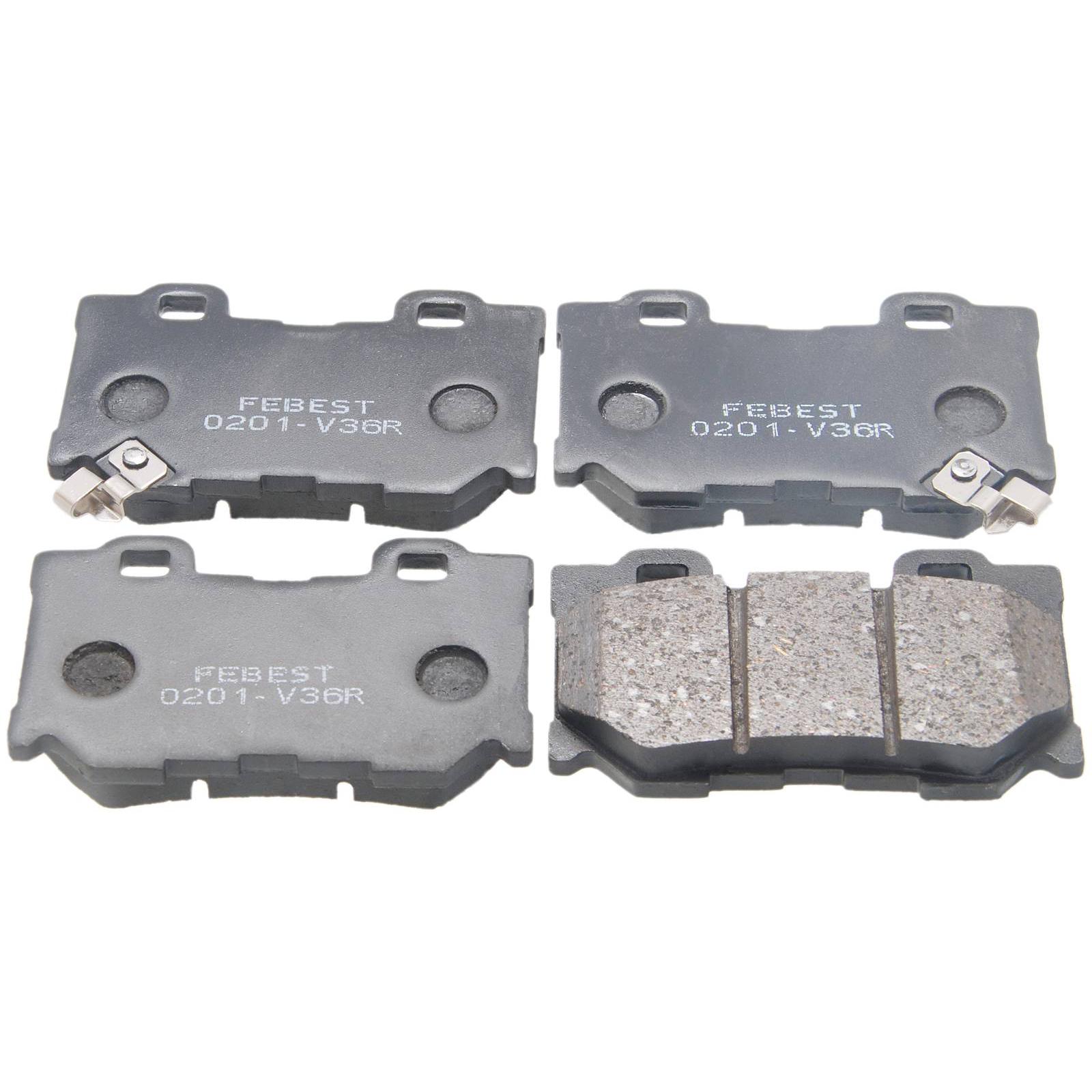 

Тормозные колодки FEBEST задние 0201v36r