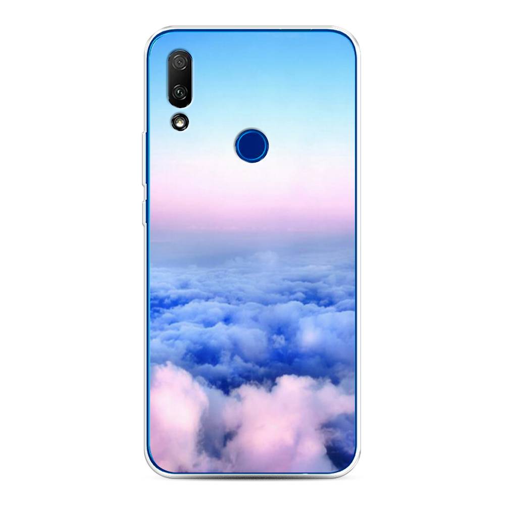 

Чехол Awog на Honor 9X "Облака", Голубой;розовый, 69950-4