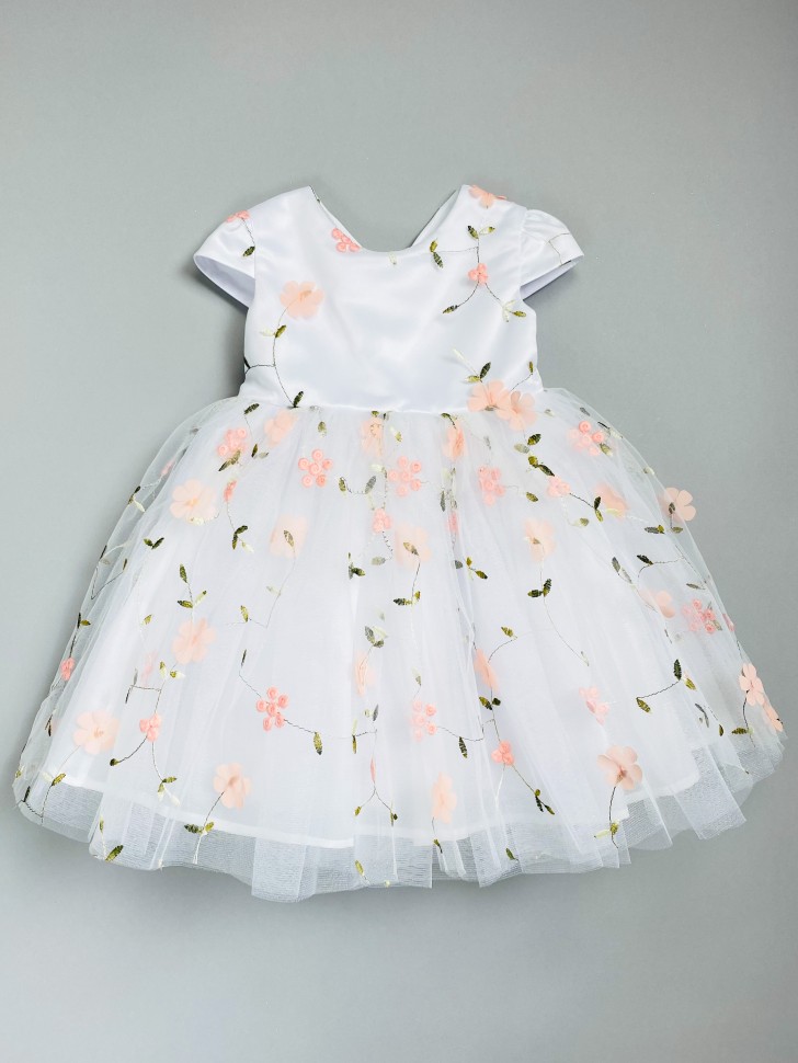 Платье детское Светланка Нежность, оранжевый, 104