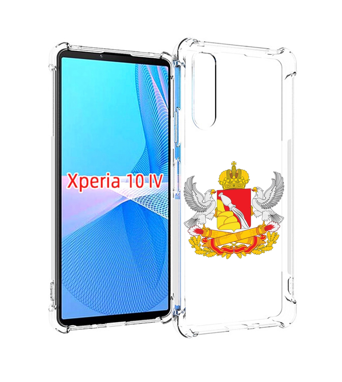 

Чехол MyPads герб-воронежскои-области для Sony Xperia 10 IV (10-4), Прозрачный, Tocco