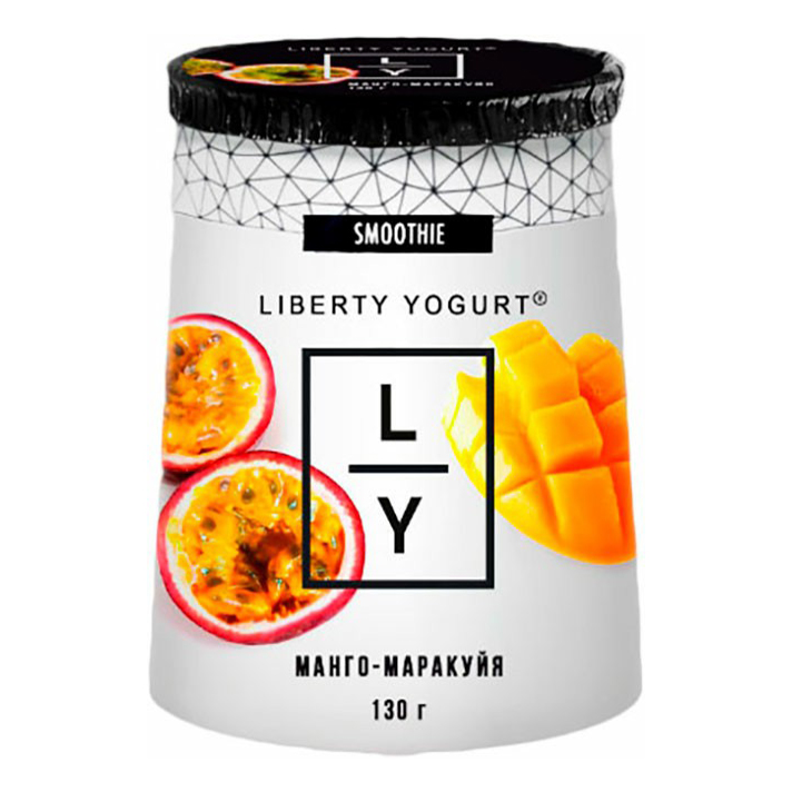 

Йогурт Liberty Yogurt Двухслойный манго-маракуйя 2% 150 г