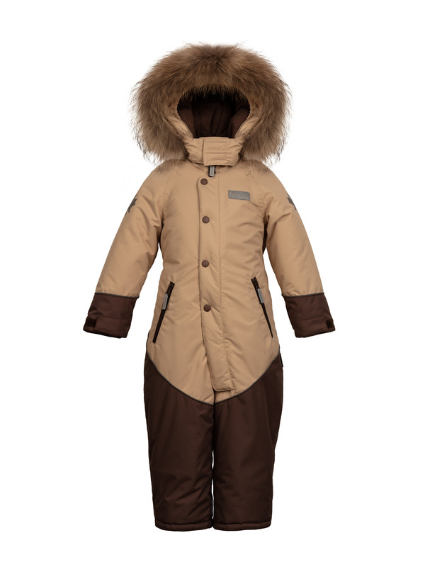 

Комбинезон детский Stylish Amadeo AK-3404A, бежевый, 80, AK-3404A