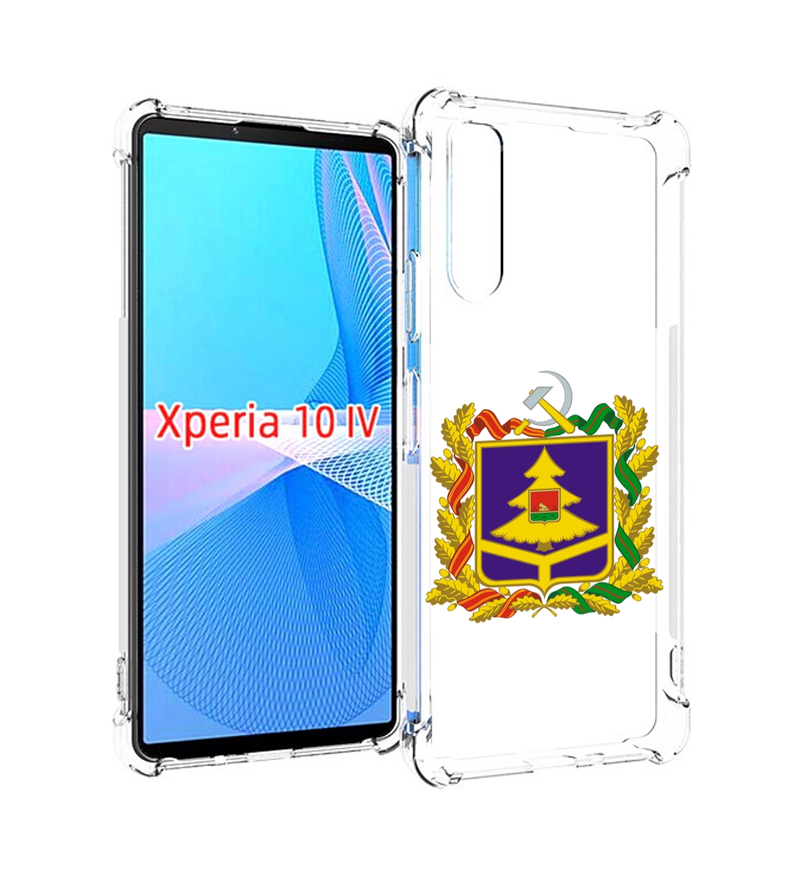 

Чехол MyPads герб-брянскои-области для Sony Xperia 10 IV (10-4), Прозрачный, Tocco