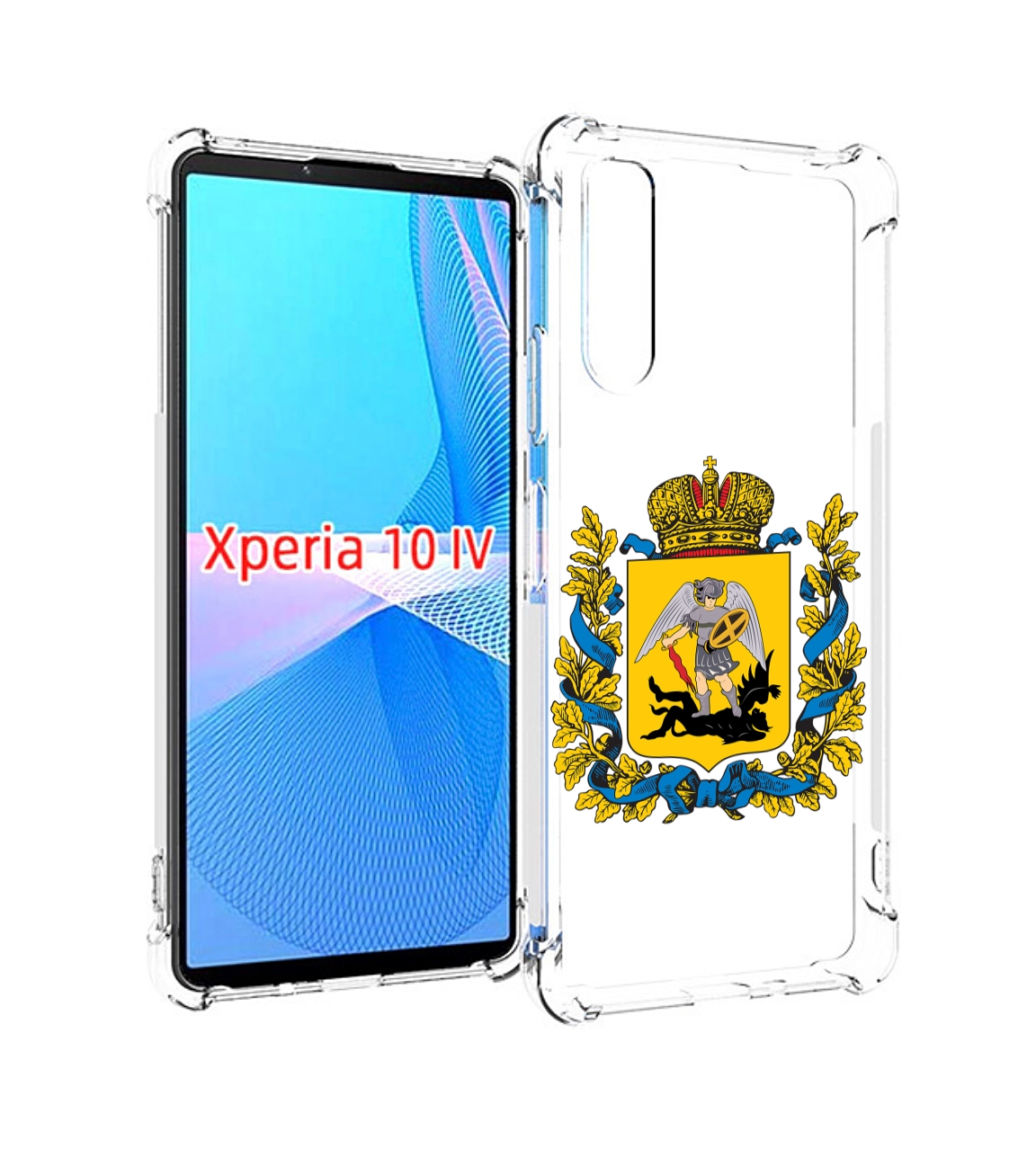 

Чехол MyPads герб-архангельскрои-области для Sony Xperia 10 IV (10-4), Прозрачный, Tocco